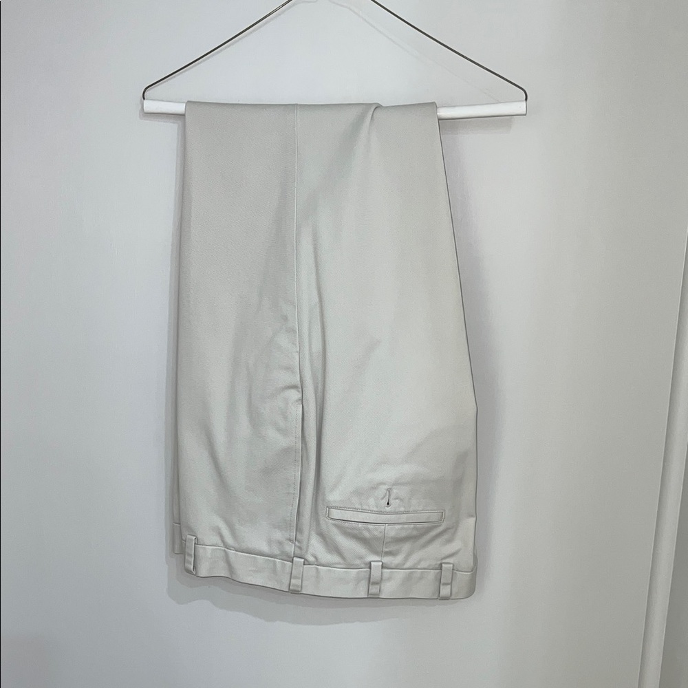 Brooks Brothers Cream Chino Pants